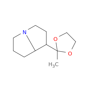 1H-Pyrrolizine, hexahydro-1-(2-methyl-1,3-dioxolan-2-yl)-