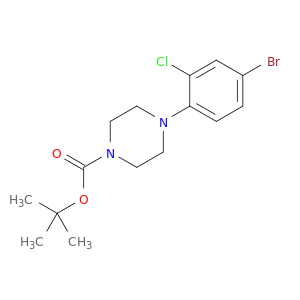 tert-Butyl 4-(4-bromo-2-chlorophenyl)piperazine-1-carboxylate