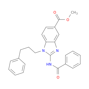 2-苯甲酰胺基-1-(3-苯基丙基)-1H-苯并[d]咪唑-5-甲酸甲酯