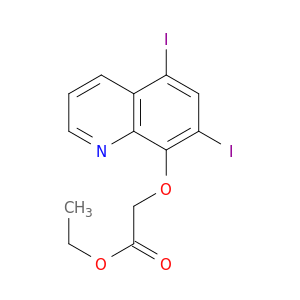 Acetic acid, [(5,7-diiodo-8-quinolinyl)oxy]-, ethyl ester