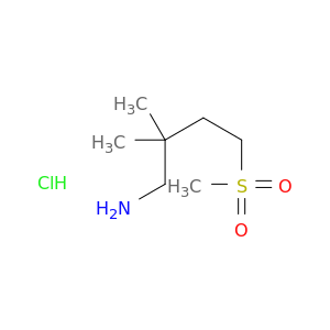 4-methanesulfonyl-2,2-dimethylbutan-1-amine hydrochloride