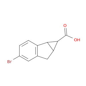 4-Bromo-1H,1aH,6H,6aH-cyclopropa[a]indene-1-carboxylic Acid