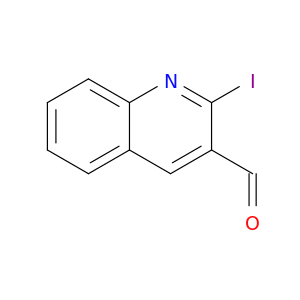 3-Quinolinecarboxaldehyde, 2-iodo-