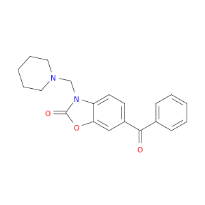 2(3H)-Benzoxazolone, 6-benzoyl-3-(1-piperidinylmethyl)-