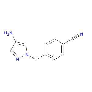 4-((4-Amino-1H-pyrazol-1-yl)methyl)benzonitrile