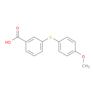 Benzoic acid, 3-[(4-methoxyphenyl)thio]-