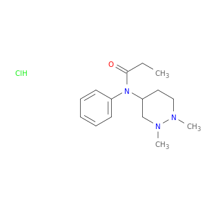 N-(hexahydro-1,2-dimethyl-4-pyridazinyl)-N-phenylPropanamide hydrochloride