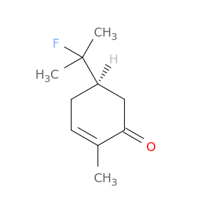 2-Cyclohexen-1-one, 5-(1-fluoro-1-methylethyl)-2-methyl-, (5R)-