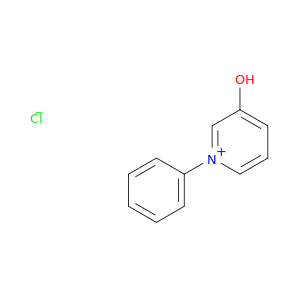 Pyridinium,3-hydroxy-1-phenyl-, chloride (1:1)
