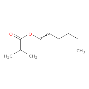 Propanoic acid, 2-methyl-, hexenyl ester