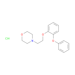 Morpholine,4-[2-(2-phenoxyphenoxy)ethyl]-, hydrochloride (1:1)