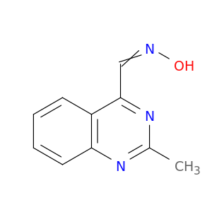 4-Quinazolinecarboxaldehyde, 2-methyl-, oxime