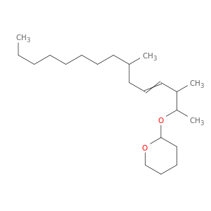 2H-Pyran, tetrahydro-2-[(1,2,6-trimethyl-3-tetradecenyl)oxy]-