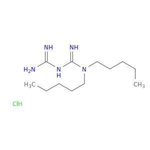 Imidodicarbonimidicdiamide, N,N-dipentyl-, hydrochloride (1:1)