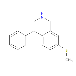Isoquinoline, 1,2,3,4-tetrahydro-7-(methylthio)-4-phenyl-