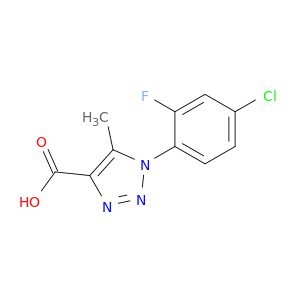 1-(4-Chloro-2-fluorophenyl)-5-methyl-1H-1,2,3-triazole-4-carboxylic Acid