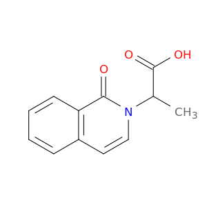 2-(1-oxo-1,2-dihydroisoquinolin-2-yl)propanoic Acid