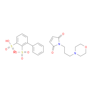 biphenyl-2,3-disulfonic acid- 1-[3-(morpholin-4-yl)propyl]-1h-pyrrole-2,5-dione(1:1)