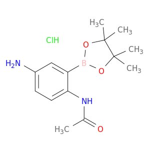 2-乙酰氨基-5-氨基苯硼酸频那醇酯盐酸盐