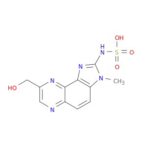 Sulfamic acid,N-[8-(hydroxymethyl)-3-methyl-3H-imidazo[4,5-f]quinoxalin-2-yl]-