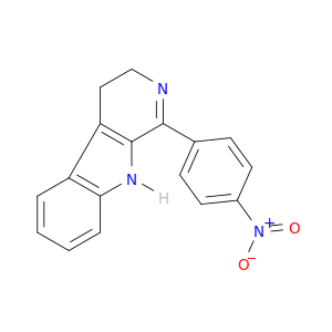 3H-Pyrido[3,4-b]indole, 4,9-dihydro-1-(4-nitrophenyl)-
