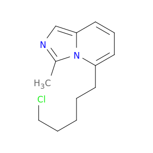 Imidazo[1,5-a]pyridine, 5-(5-chloropentyl)-3-methyl-