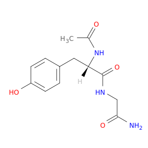 Glycinamide, N-acetyl-L-tyrosyl-