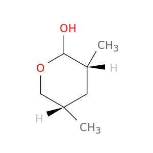 2H-Pyran-2-ol, tetrahydro-3,5-dimethyl-, (3R,5S)-