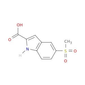 5-(甲基磺酰基)-1H-2-吲哚甲酸