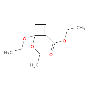 1-Cyclobutene-1-carboxylic acid, 4,4-diethoxy-, ethyl ester