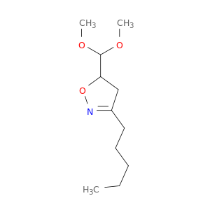 Isoxazole, 5-(dimethoxymethyl)-4,5-dihydro-3-pentyl-