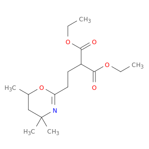 diethyl 2-(2-(4,4,6-trimethyl-5,6-dihydro-4h-1,3-oxazin-2-yl)ethyl)malonate