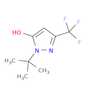 1H-Pyrazol-5-ol, 1-(1,1-dimethylethyl)-3-(trifluoromethyl)-