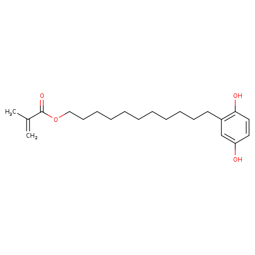 2-Propenoic acid, 2-methyl-, 11-(2,5-dihydroxyphenyl)undecyl ester