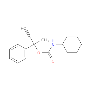 2-phenylbut-3-yn-2-yl cyclohexylcarbamate