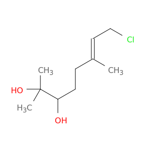 6-Octene-2,3-diol, 8-chloro-2,6-dimethyl-, (6E)-