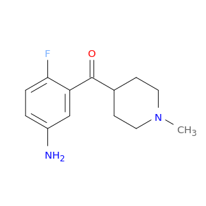 Methanone, (5-amino-2-fluorophenyl)(1-methyl-4-piperidinyl)-
