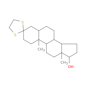 10,13-dimethylhexadecahydrospiro[cyclopenta[a]phenanthrene-3,2'-[1,3]dithiolan]-17-ol
