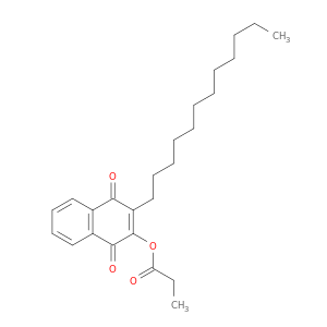 1,4-Naphthalenedione, 2-dodecyl-3-(1-oxopropoxy)-