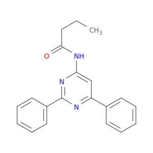 Butanamide, N-(2,6-diphenyl-4-pyrimidinyl)-