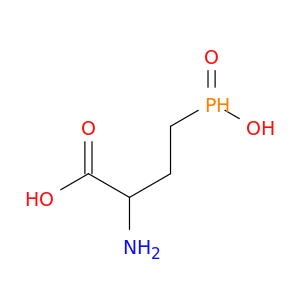 Butanoic acid, 2-amino-4-(hydroxyphosphinyl)-
