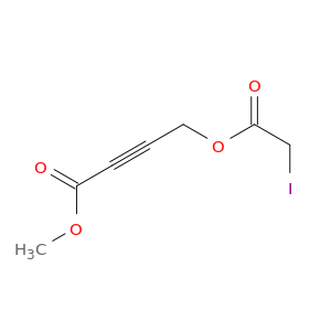 2-Butynoic acid, 4-[(iodoacetyl)oxy]-, methyl ester