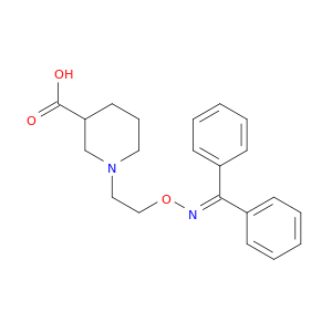 3-Piperidinecarboxylic acid, 1-[2-[[(diphenylmethylene)amino]oxy]ethyl]-