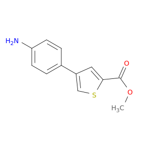 2-Thiophenecarboxylic acid, 4-(4-aminophenyl)-, methyl ester