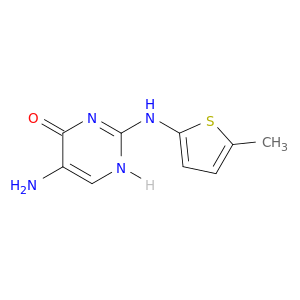 4(1H)-Pyrimidinone, 5-amino-2-[(5-methyl-2-thienyl)amino]-