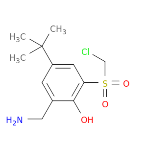 Phenol, 2-(aminomethyl)-6-[(chloromethyl)sulfonyl]-4-(1,1-dimethylethyl)-