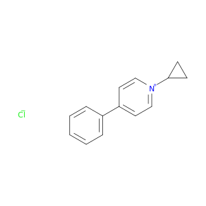 Pyridinium, 1-cyclopropyl-4-phenyl-, chloride