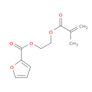2-Furancarboxylic acid, 2-[(2-methyl-1-oxo-2-propenyl)oxy]ethyl ester