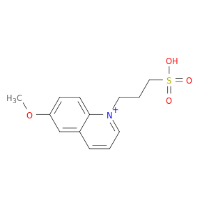 Quinolinium, 6-methoxy-1-(3-sulfopropyl)-