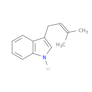 1H-Indole,3-(3-methyl-2-buten-1-yl)-